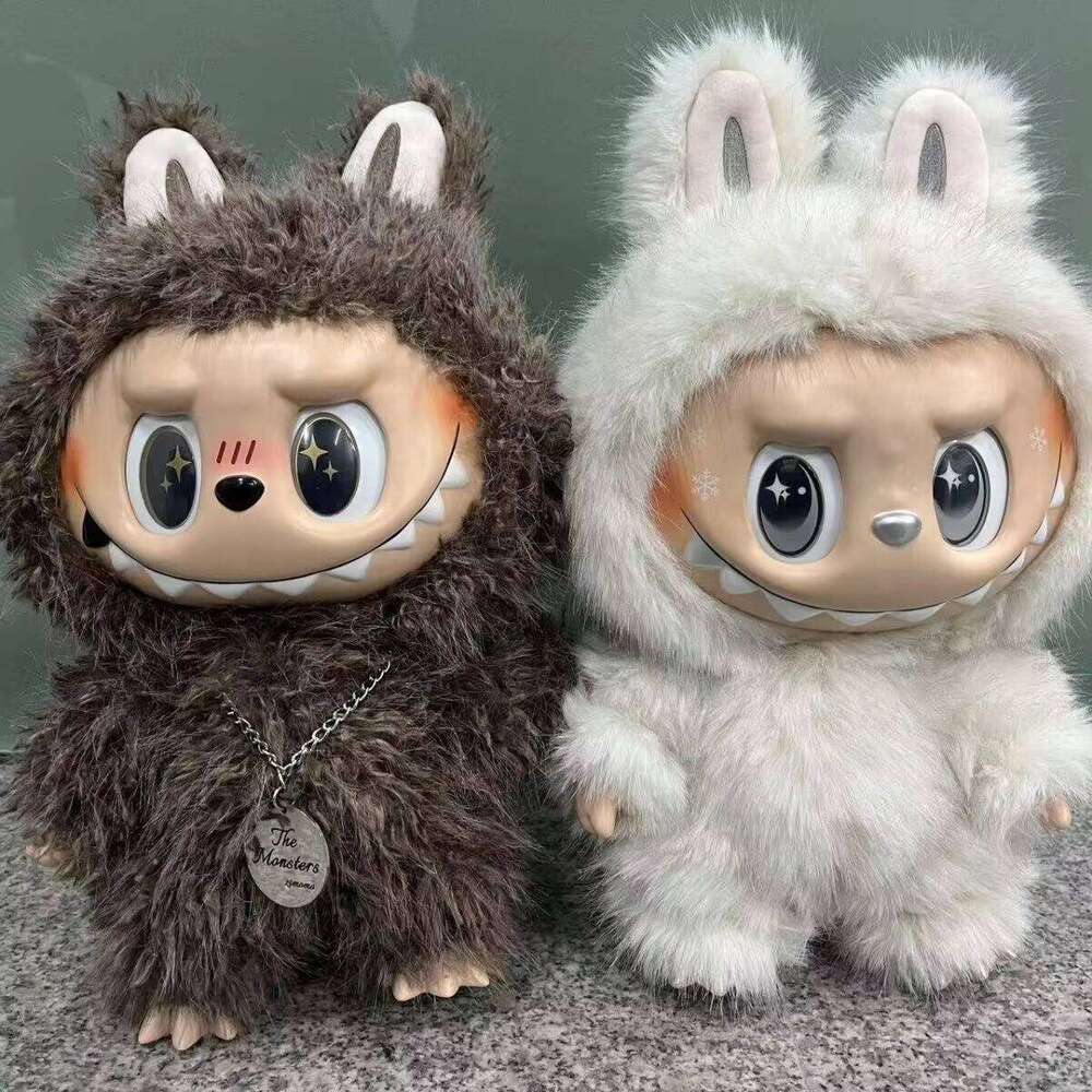 Labubu Big Angel Boss Zimomo 58cm 38/ Ben Me Enamel Plush Trendy Toy Figurine with Transparent Box 38/