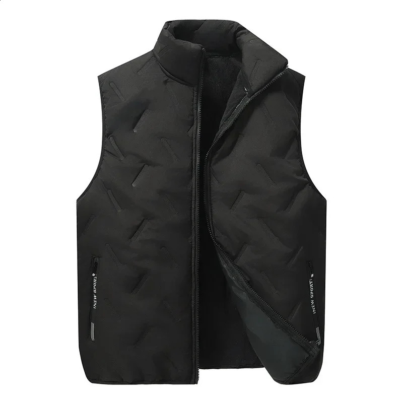 Big Size Clothing Store Vest Men Fleecelined Lightweight Padding Warm Golf Sleeveless Jacket Male Plus Extra Large 10XL Fat 9XL 251023