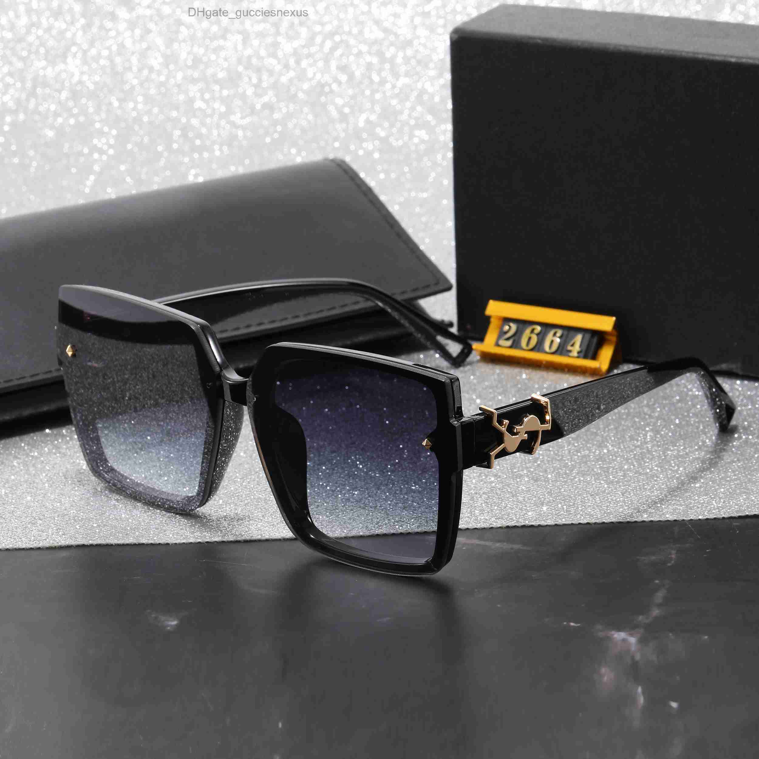 YSLly yslglasses Designer Sunglasses Classic Vintage square Lens Sunglasses Fashion Street style sunglasses Camping Vacation High quality sunglasses VIB2