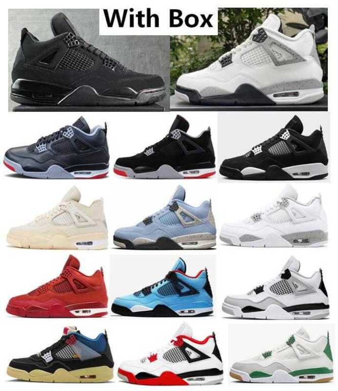 Best Quality Men Basketball Shoes Black Cat White Cement Sail Bred Pine Green Navy Brick By Fire Red Military Worn Blue Sports Sneakers