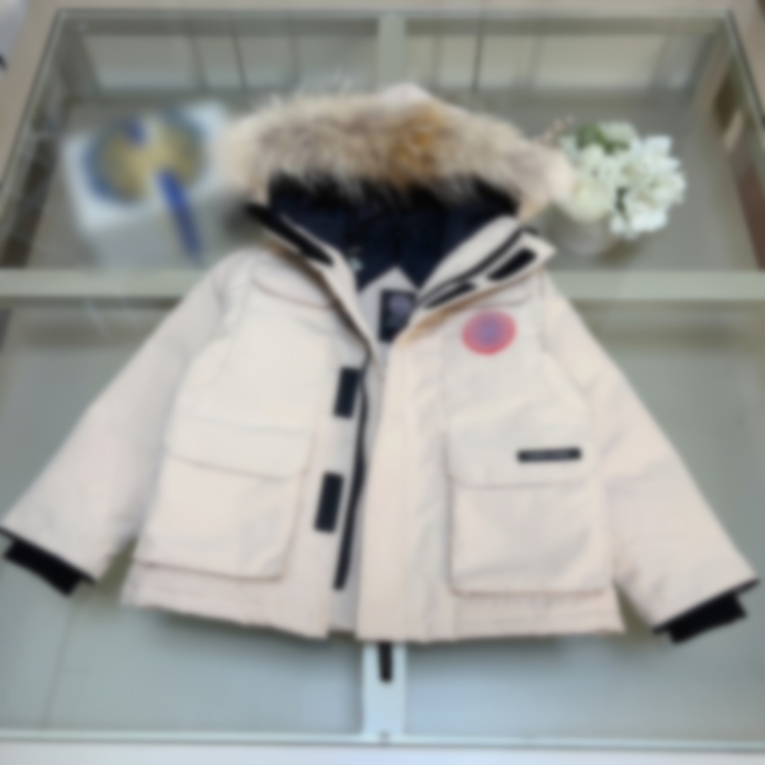 kid Coat baby luxury hooded coat girl hoody pink coats Parkas winter puffer jackets Real Big Wolf Fur School uniform outdoor 2 year old boy clothe sport clothe kids