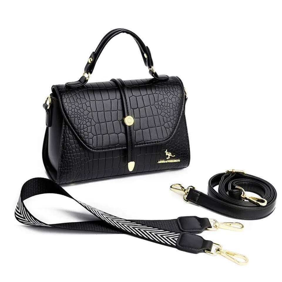 Premium Leather Crossbody For Women Female Shoulder Messenger Bags Designer Handbags And Purses