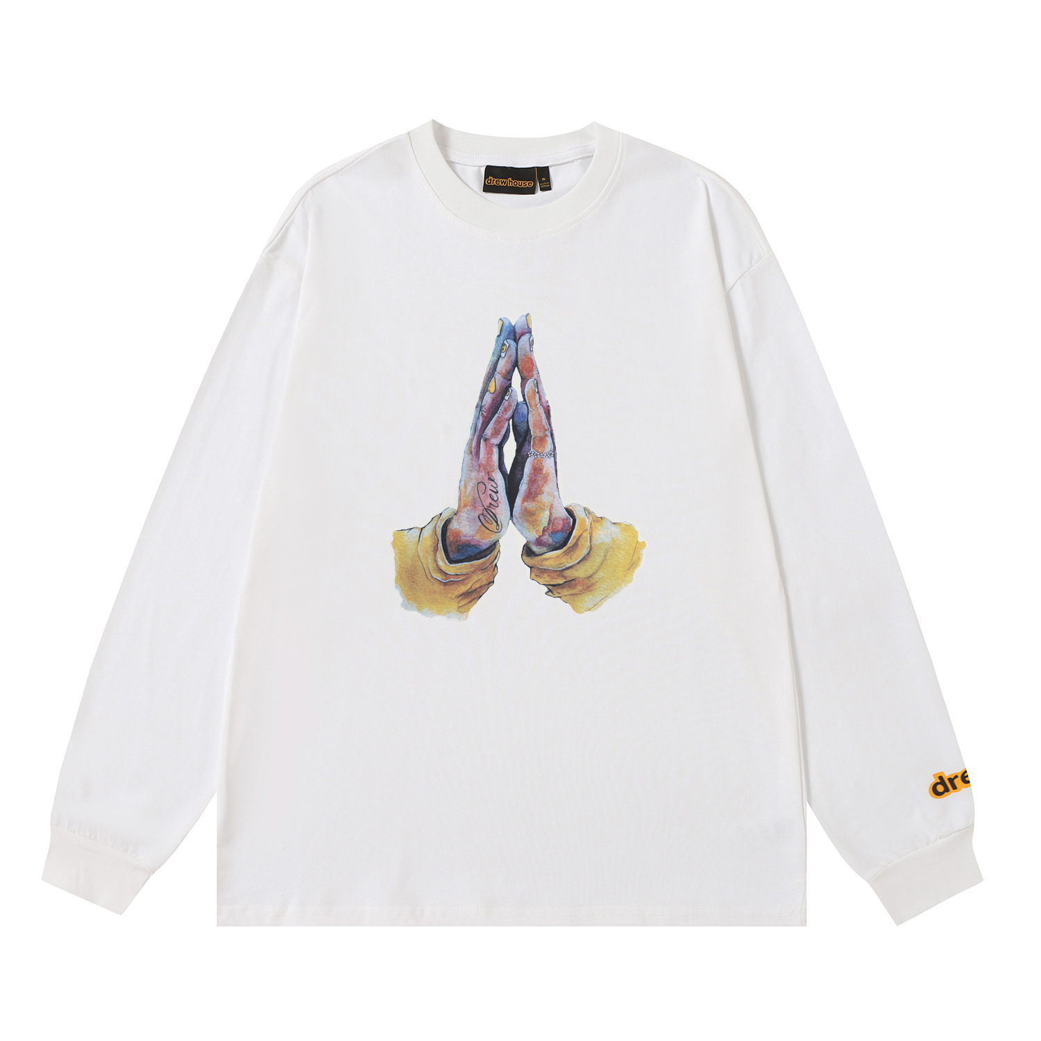 Drew House New drew palm T Shirt Men's and Women's Long Sleeve Tshirt Designer Luxury