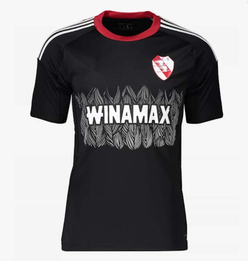 2025 2026 Maillot RC Strasbourg Alsace soccer jerseys SAHI DION maillot de foot EMEGHA 25 26 NANASI SYLLA shirts BAKWA DIARRA DOUKOURE Men Kids Kits u