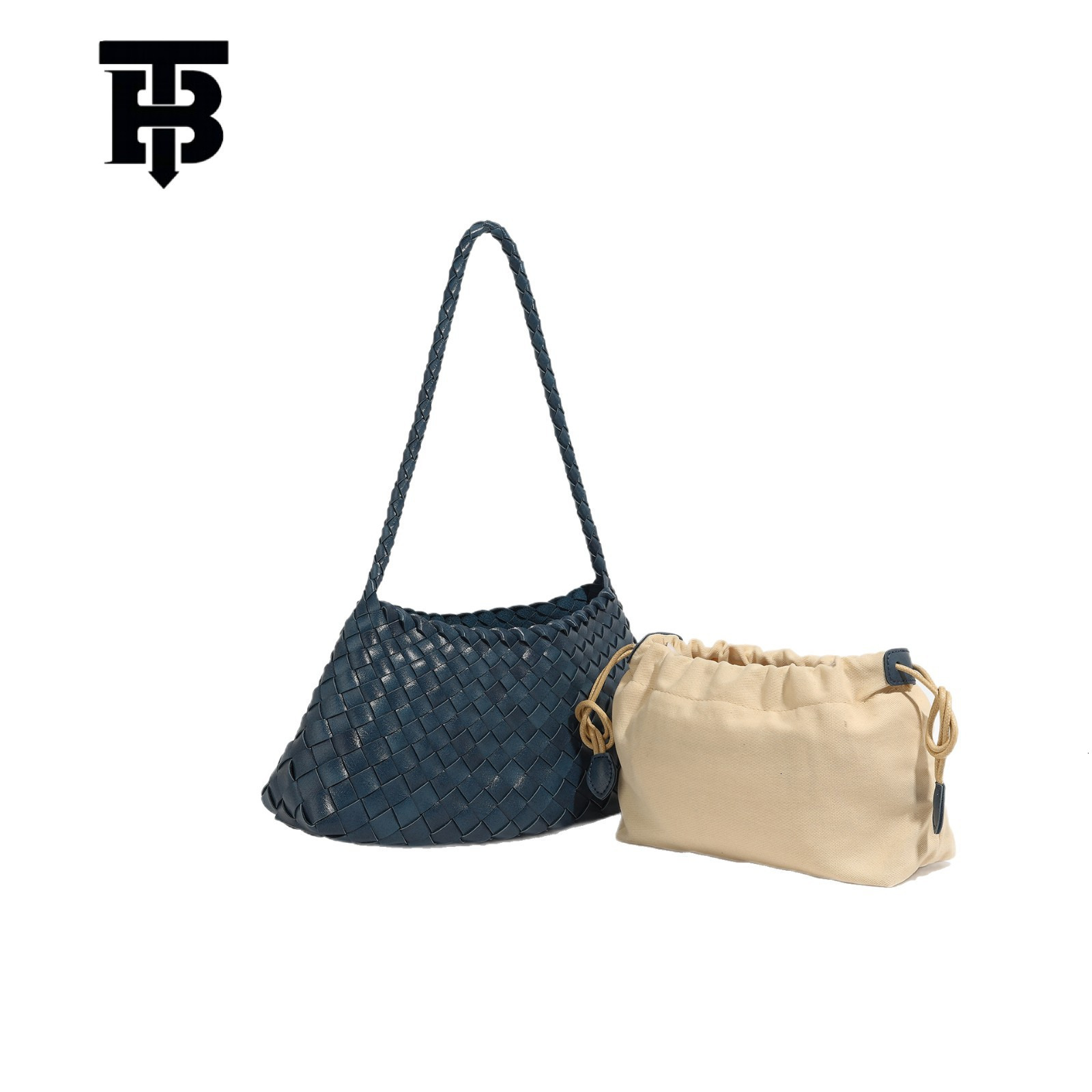 TB BHULAMTE Designer's Hand-woven Underarm Women's Bag 2025 New Luxury Bag, High-end Multi-functional Retro Handheld Shoulder Bag