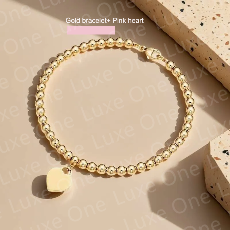 bracelet designer bracelet luxury bracelet heart bracelet gold bracelet pink red blue bracelet trendy fashion bracelet Valentine gift