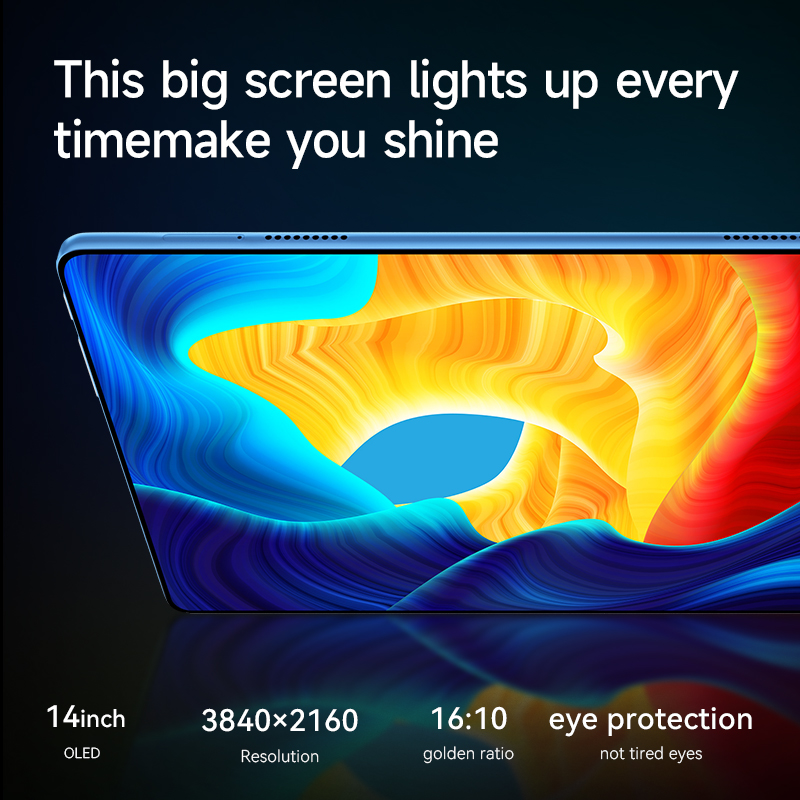 X95 Tablet PC 14 inch HD Screen Android 10.1 ,MediaTek X30 CPU,12GB+512GB Android Tablet,16MP+32MP Camera ,20000mAh Battery, 5G Dual SIM Card