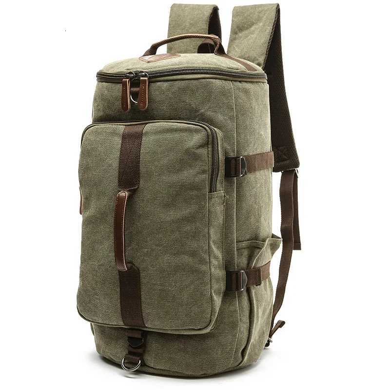 Mens Luggage Backpack Canvas Travel Bags Large Capacity Luggage Bags Weekend Bags Travel MenLarge capacity Duffel H250828