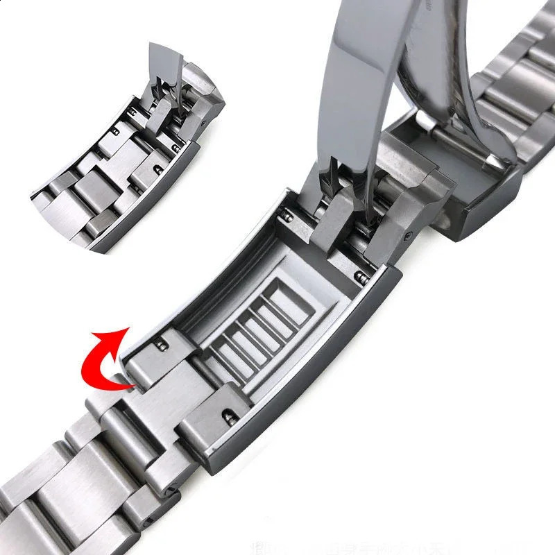 Watchbands For Rolex SUBMARINER DAYTONA YachtMaster GMT Watch Band Strap glidelock Clasp Stainless Steel Bracelet 20mm 21mm 250829