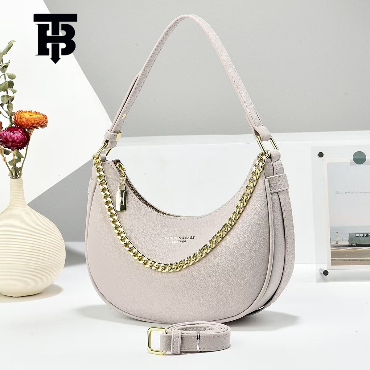 TB BHULAMTE New Minimalist Designer Women's Shoulder Bag Elegant Korean Crossbody Bag Luxurious Chain Handbag Fashion Makeup Bag Free Shipping