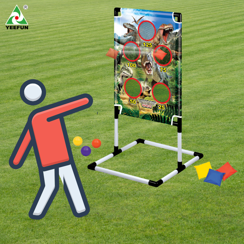 Dino Freestanding Punching Bag Set with Gloves, Adjustable Height Boxing Toy for Boys, Kids Animal Theme Punch Bag for Indoor Outdoor Training Gift