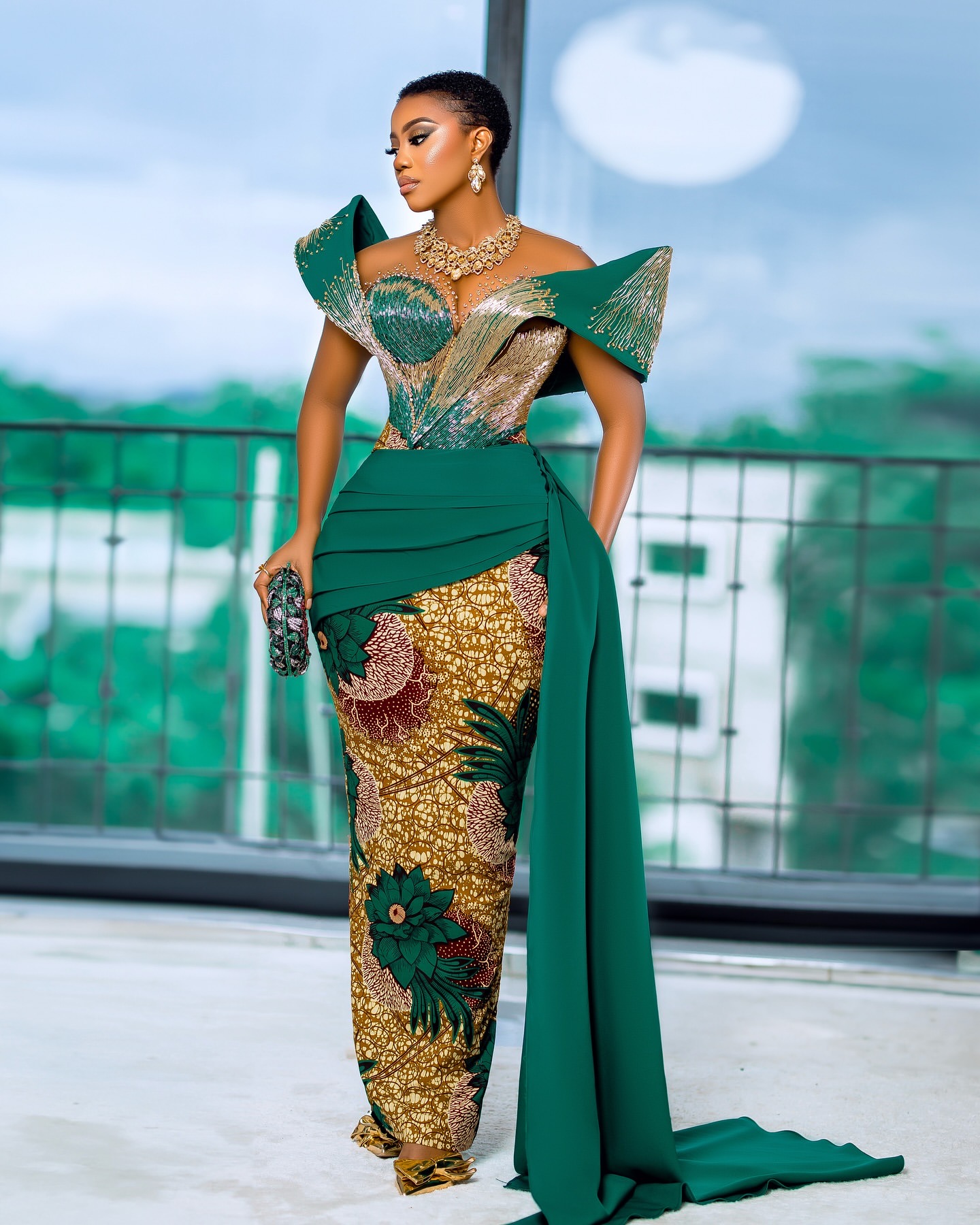 Aso Ebi Hunter Green Sheath Prom Dress 2025 Beaded Crystals African Evening Formal Party Birthday Dresses Robe De Sorrie Reception Gowns For Special O