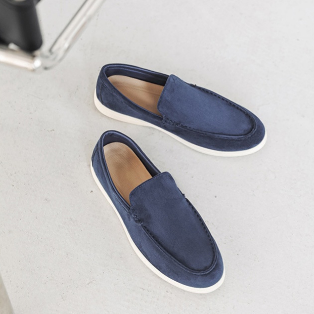 Designer Men's loafers spring and Summer lazy people's soft-soled one-step bean shoes Men's casual fashion business versatile sneakers 