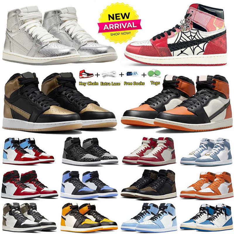 Basketball Shoes 1 1s High Designer Shoe Sport Sneakers Satin Bred Patent Royal Lost Found UNC Reimagined Rebellione Varsity Red Fragment Fashion Trainers