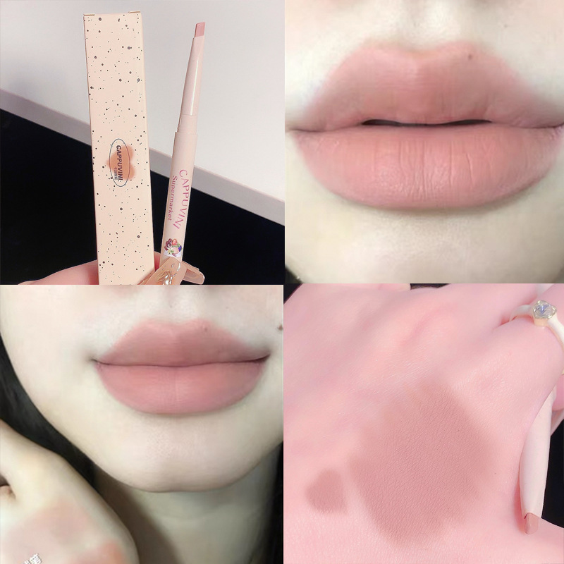 5Colors CAPPUVINI Liner Outline Lips Waterproof Lip Pencil Lipstick Pen Lasting Lip Gloss Makeup 0.4g X250716