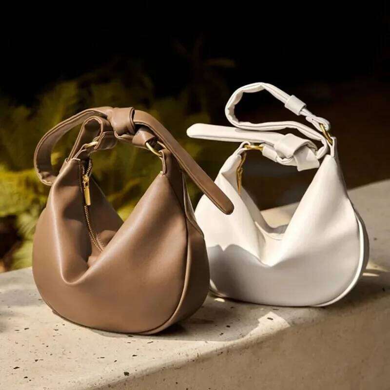 Large Capacity Commuter Tote Bag Crossbady Shoulder Bags 2025 New Soft Leather Bolsa Simple Hobos Bolsas Zipper Bolsos Mujer