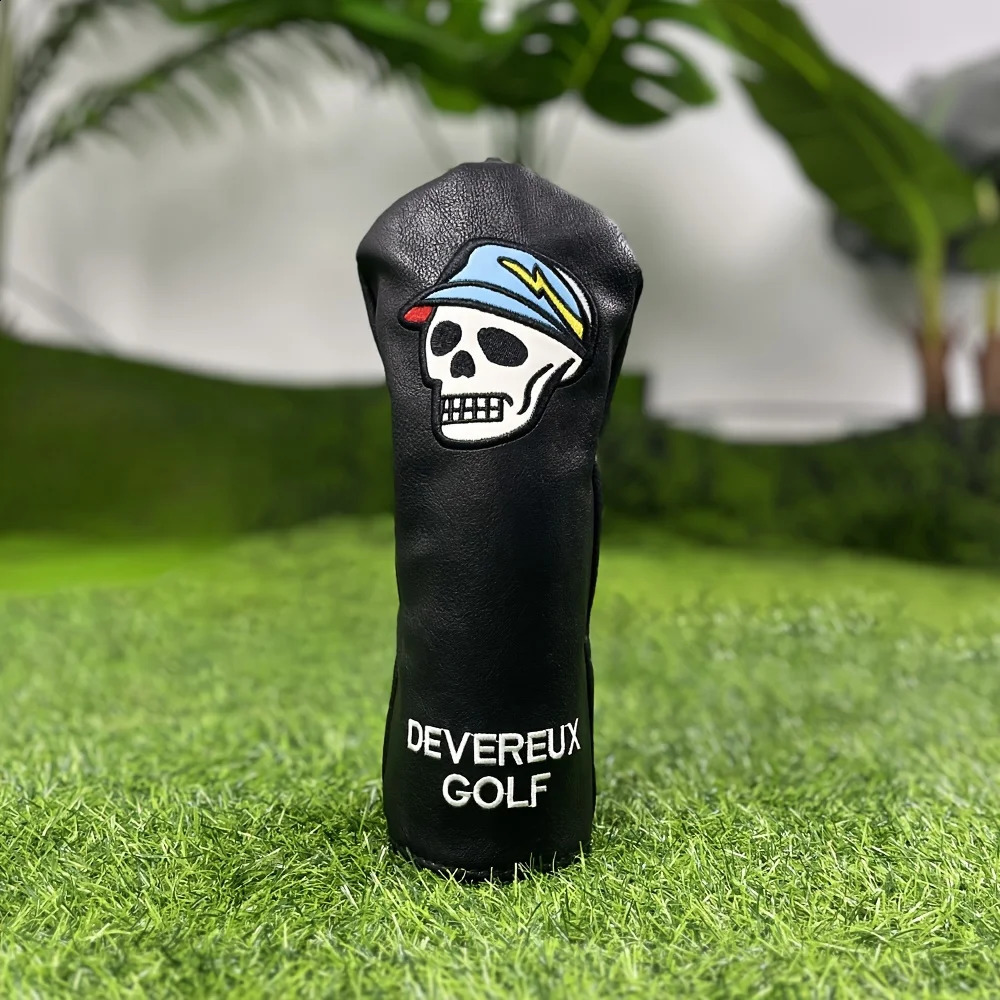 Golf Skull Club Head Covers For Driver Fairway Wood Covers Hybrid Golf Club Iron Head Covers Golf Accessories Golf Supplies 250829