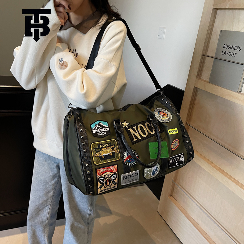 TB BHULAMTE Designer Retro 2025 Waterproof Travel Bag For Men Large Capacity Business Travel Luxury Bag Handbag Lightweight Sports And Fitness Storage