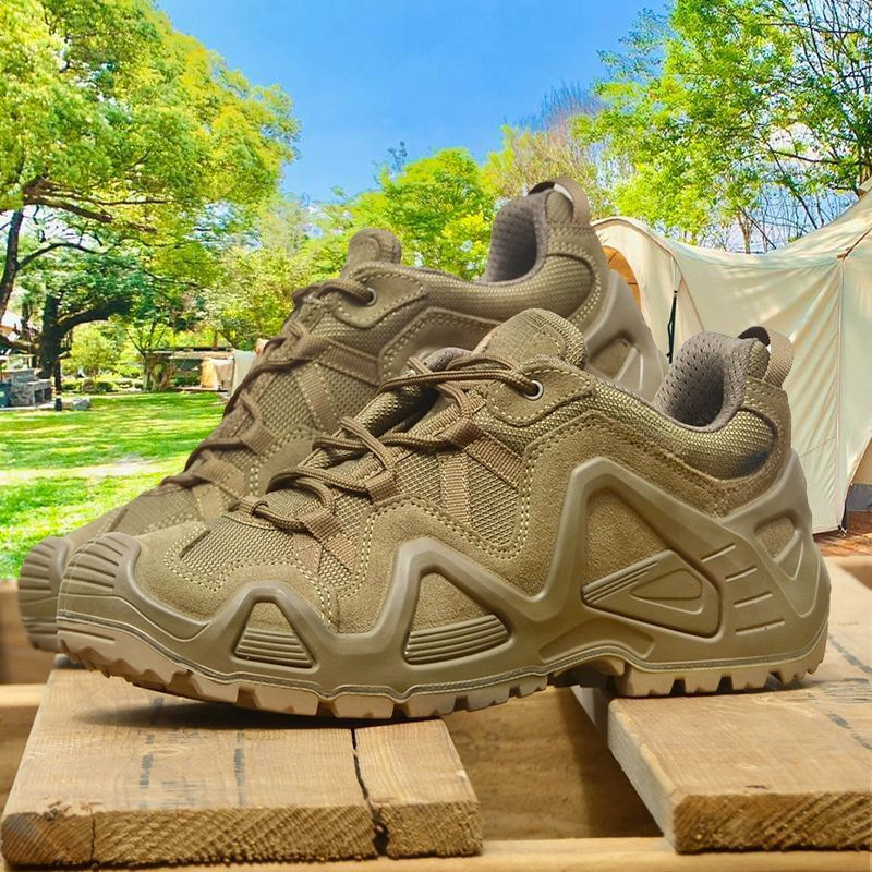 Spring and Autumn American Combat Mid-top Waterproof Tactical Outdoor Hiking Breathable Trekking Desert Boots Training Shoes ddmymonkey ddmythur