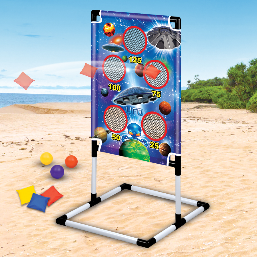 Christmas Gift UFO Punching Bag, Boys Freestanding Boxing Toy Set with Gloves, Alien Spaceship Punch Bag for Kids Age 3-8 Years Old