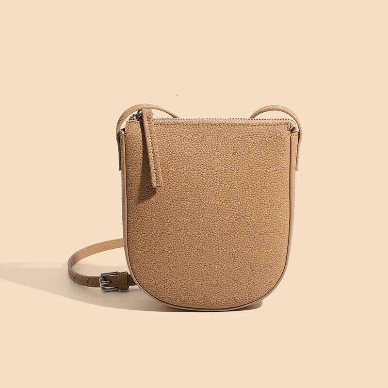 Women Female Mobile Shoulder Bag Lady Cross Body Messenger S Fashion Simplicity Versatile Mini Split Leather Purse