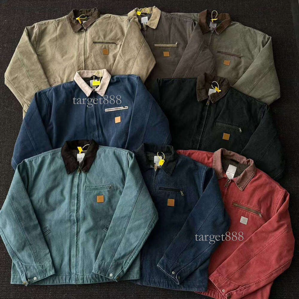 vintage overall nelson carharrets jackets sweatshirts man detroit jackets madera wadded padded coat J97 classic coats active winter hoodie cotton padded hoodies