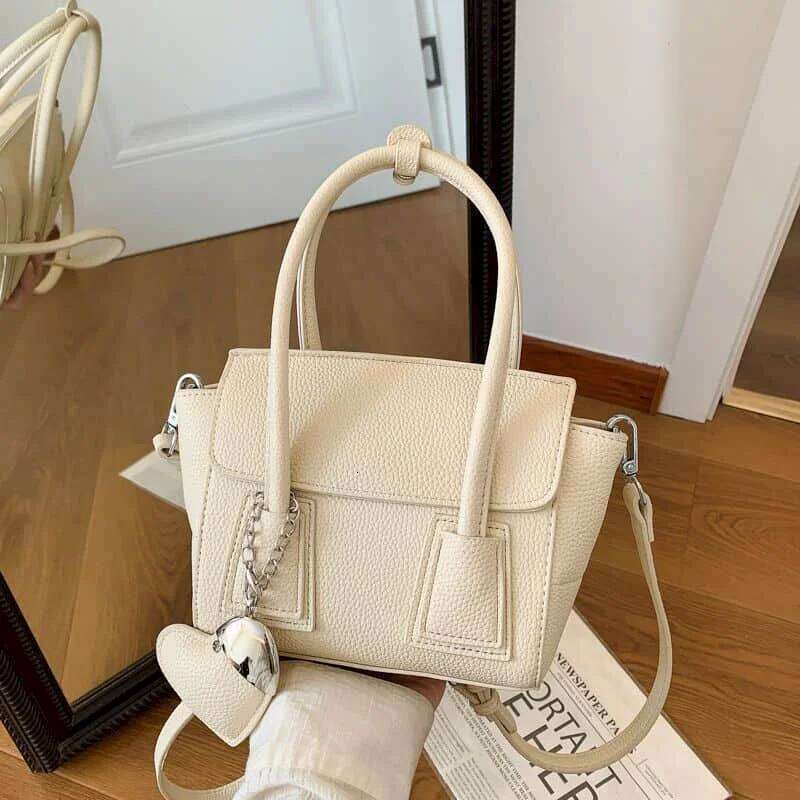 Leather Crossbody For Women Solid Korean Style Versatile Shoulder Office Lady Pretty Female High Quality Bags