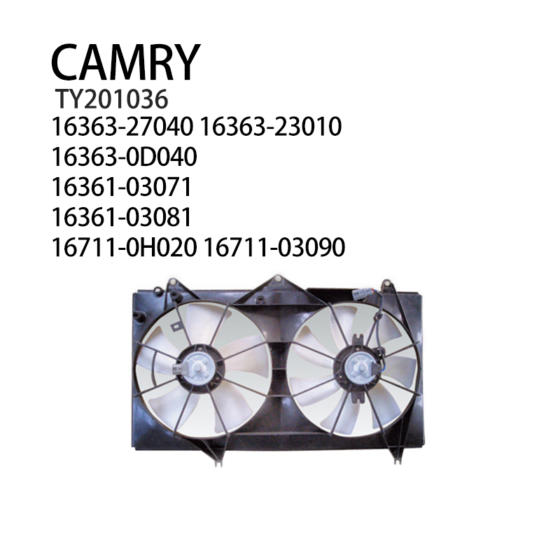 TOYOTA Durable Electric Fan Motor 16363-27040 16363-23010 16363-0D040 16361-03071 16361-03081 16711-0H020 16711-03090 CAMRY Minimum order quantity 4 p