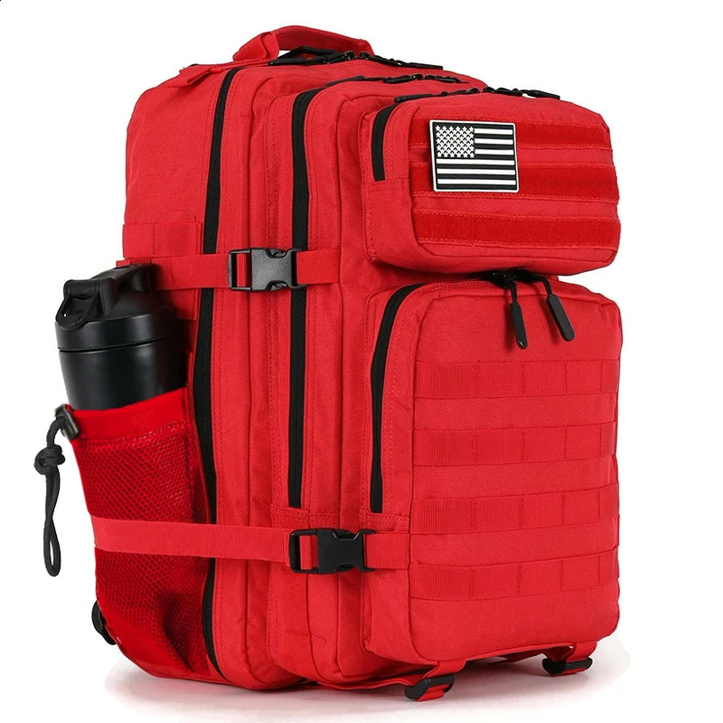 45L Meal Prep Management Backpack Gym Tactical Waterproof Insulated Lunch Cooler Bag Hiking Camping Travel Rucksack 250820