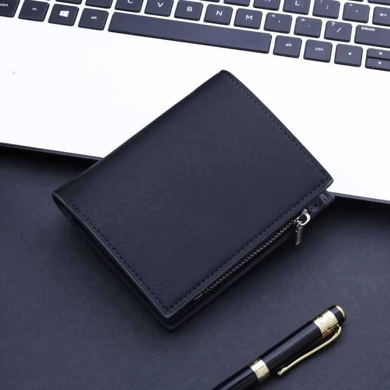 Wallet Short Men S Luxury Designer Bag Bag Thickened Men S Wallet With Zipper Multiple Card Slots Designer Wallet Men S Leather Wallet Free Delivery W