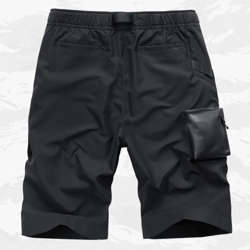 Multipocket Tactical Function Cargo Shorts Summer Mens Clothing Y2K High Street Punk Style Techwear Quickdry Pants pantalone 250828