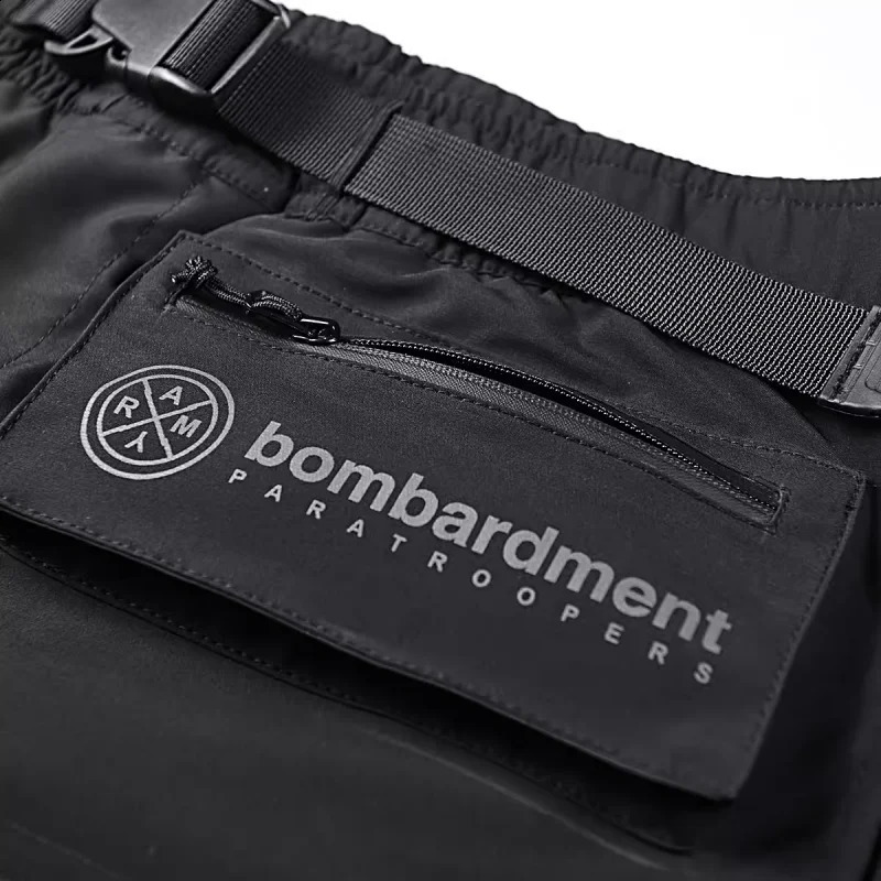 Multipocket Tactical Function Cargo Shorts Summer Mens Clothing Y2K High Street Punk Style Techwear Quickdry Pants pantalone 250828