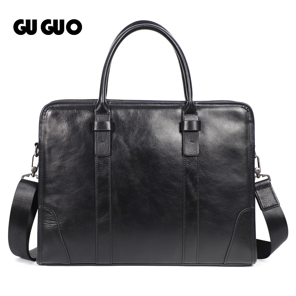 Free Shipping New Designer Bag 2025 New Genuine Leather Men's Handbag Top Layer Cowhide Men's Single Shoulder Crossbody Bag Fashion Briefcas