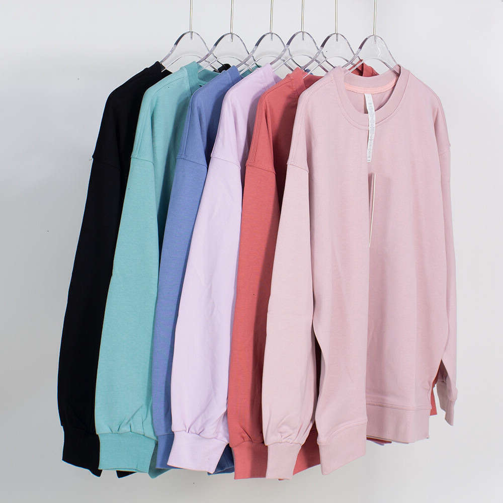 Women Oversized Crew Neck luluity lemones Sweatshirt Workout luluity lemones set Top Yoga Gym luluity lemones Shirt Long Sleeve Blouse shirt