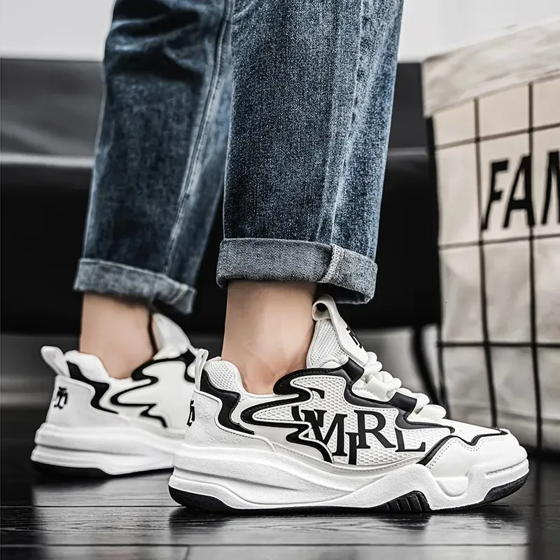 New men's niche thick sole height increasing casual outdoor sports board shoes designer shoes