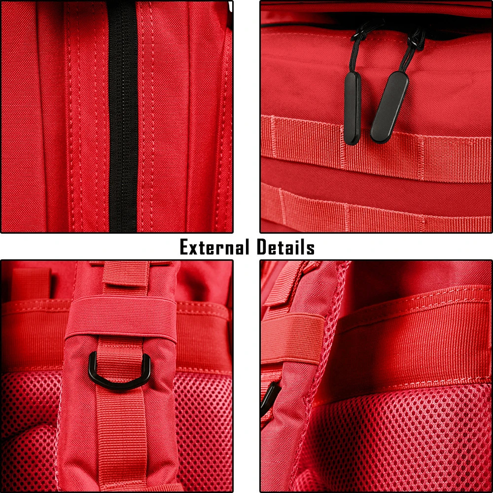 45L Meal Prep Management Backpack Gym Tactical Waterproof Insulated Lunch Cooler Bag Hiking Camping Travel Rucksack 250820