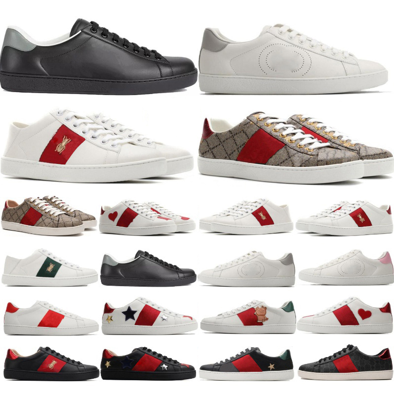 Designer Casual Shoes Sneakers Low Womens Shoes Bee Snake Tiger mens shoes Walking Sneakers Outdoor daily dressing running Rubber sole Running shoes SIZE EUR 35-45 02