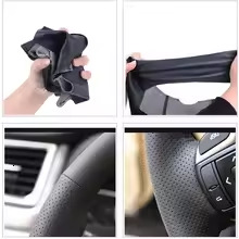 Car Steering Wheel Cover For Nissan Teana Altima X-Trail QASHQAI Rogue Customize DIY Steering Wrap Microfiber Leather