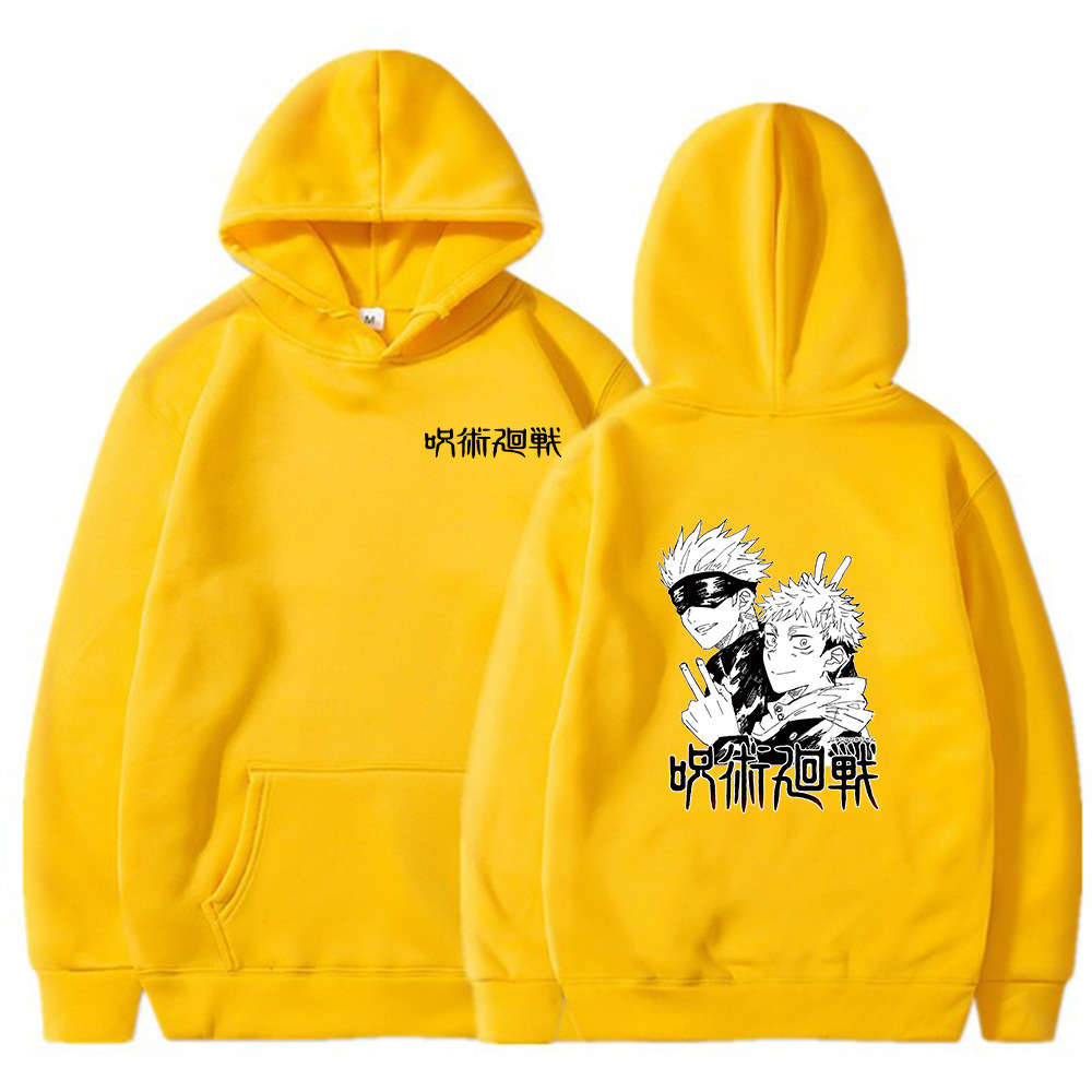 Jujutsu Kaisen Anime Merchandise: Spring Print Hoodies for Men and Women - EE641-L22