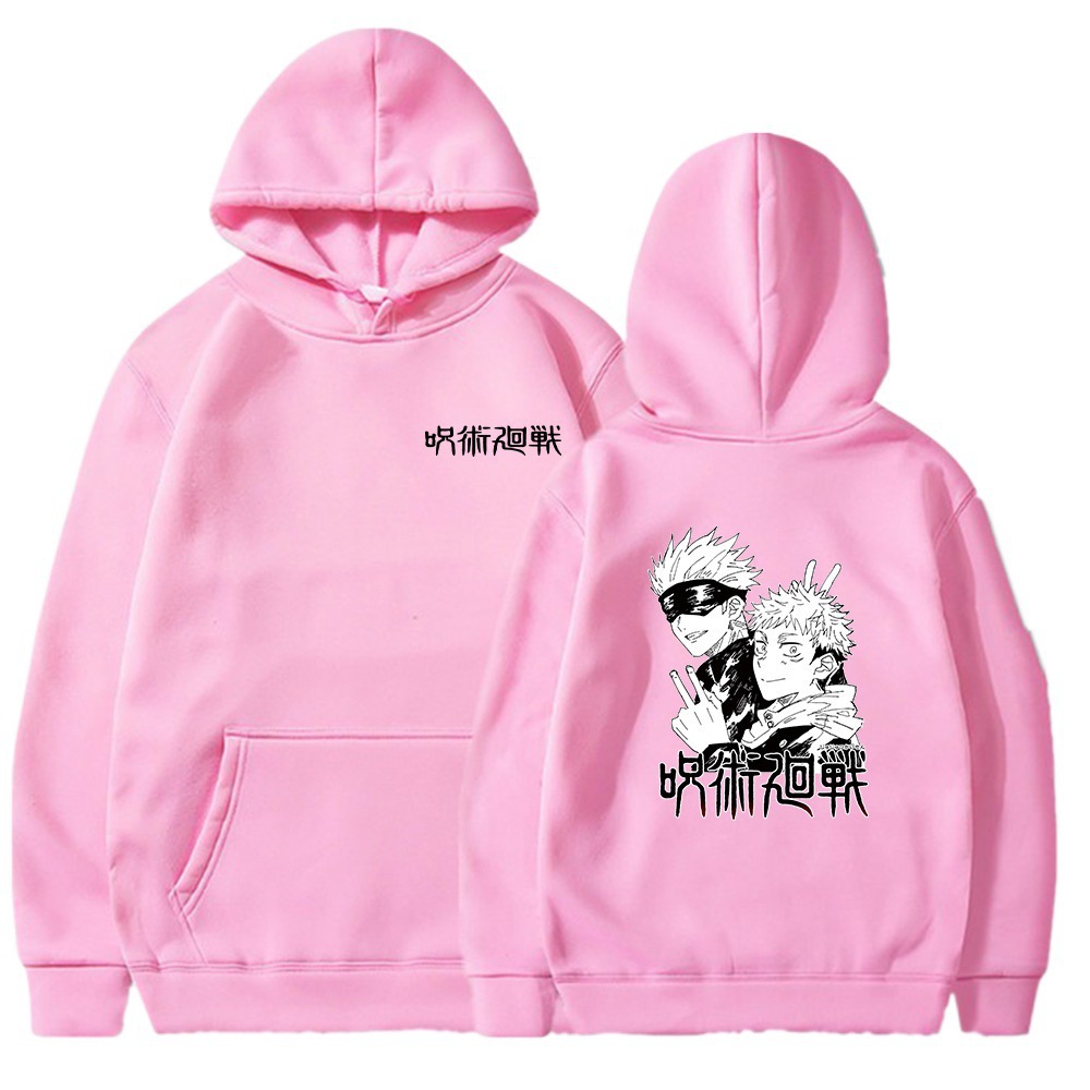Jujutsu Kaisen Anime Merchandise: Spring Print Hoodies for Men and Women - EE641-L22