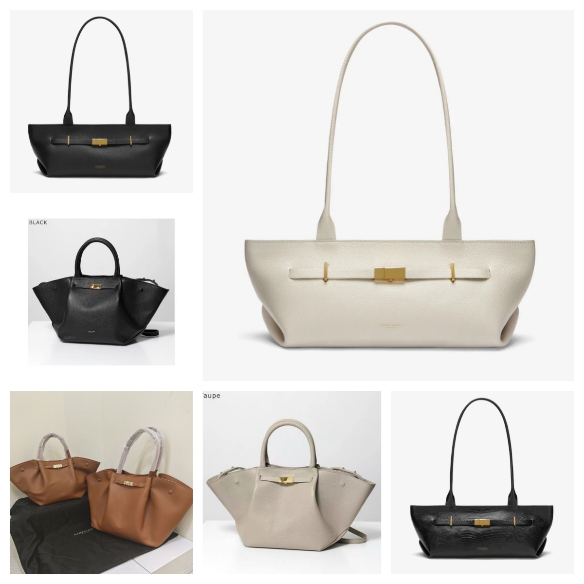 Tote Bag Designer Handbag Fashion Luxury Bag Solid Colour Minimalist Textured Grain Spacious Capacity Commuter Tote Bag