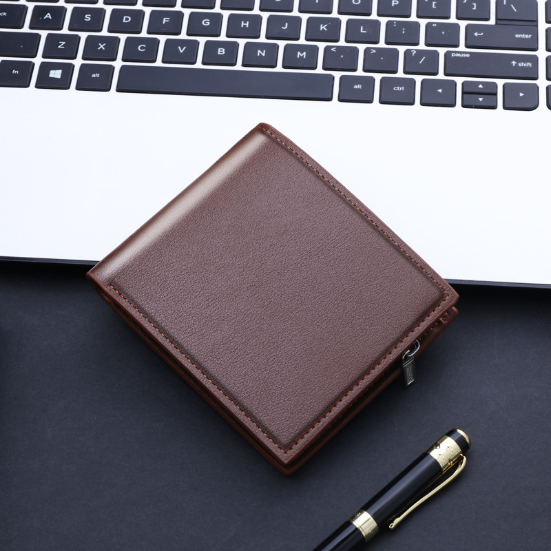 Wallet Short Men S Luxury Designer Bag Bag Thickened Men S Wallet With Zipper Multiple Card Slots Designer Wallet Men S Leather Wallet Free Delivery W