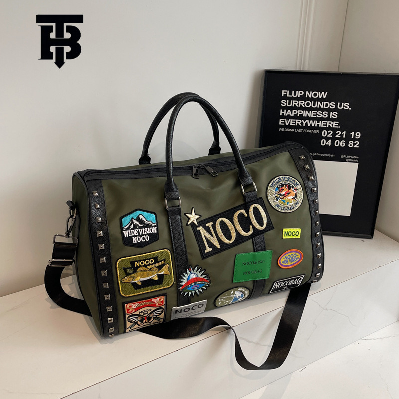 TB BHULAMTE Designer Retro 2025 Waterproof Travel Bag For Men Large Capacity Business Travel Luxury Bag Handbag Lightweight Sports And Fitness Storage