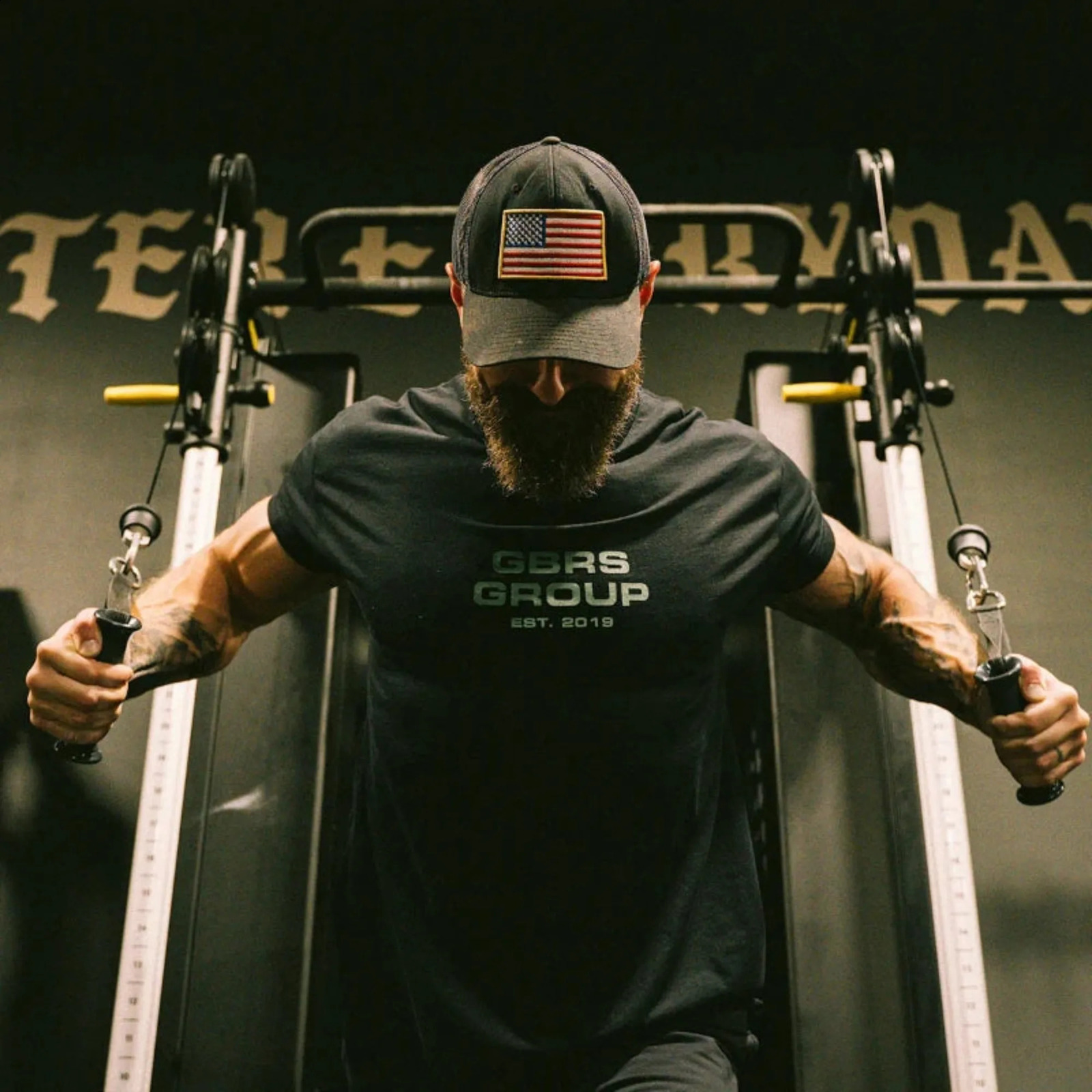 2025 Summer The GBRS Group Wears Aggressive T Shirts Gym Sports Theme Printed Shortsleeved Cotton Tshirt Unseix y250828