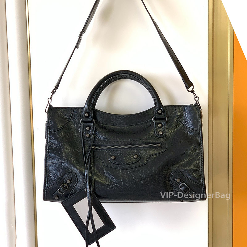 9A Tote Bag Le City Cagole Motorcycle handbags Cross body Bags women Luxury Designers Genuine leather Business Mirror purse Pochette Vintage large capacity