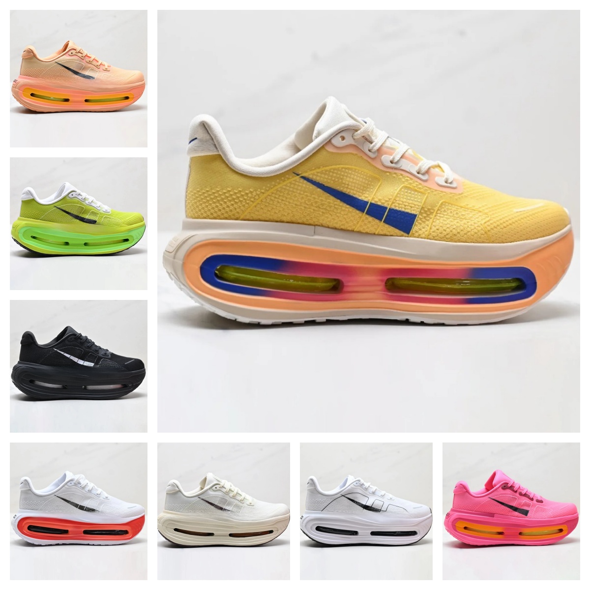 Top Vomeros Premium Men Women Running Shoes 2025 Designer Trainers Hyper Pink Blue Tint White Volt Coconut Milk Outdoor Sneakers Size 36-45