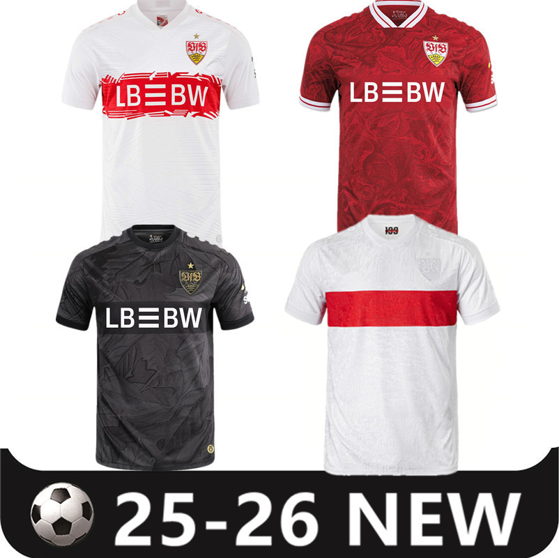 25 26 VFB Stuttga soccer jerseys DEMIROVIC MILLOT WOLTEMADE UNDAV FUHRICH EL BILAL DIEHL LEWELING STILLER KARAZOR RIEDER 2026 Men Kids Kits sets football
