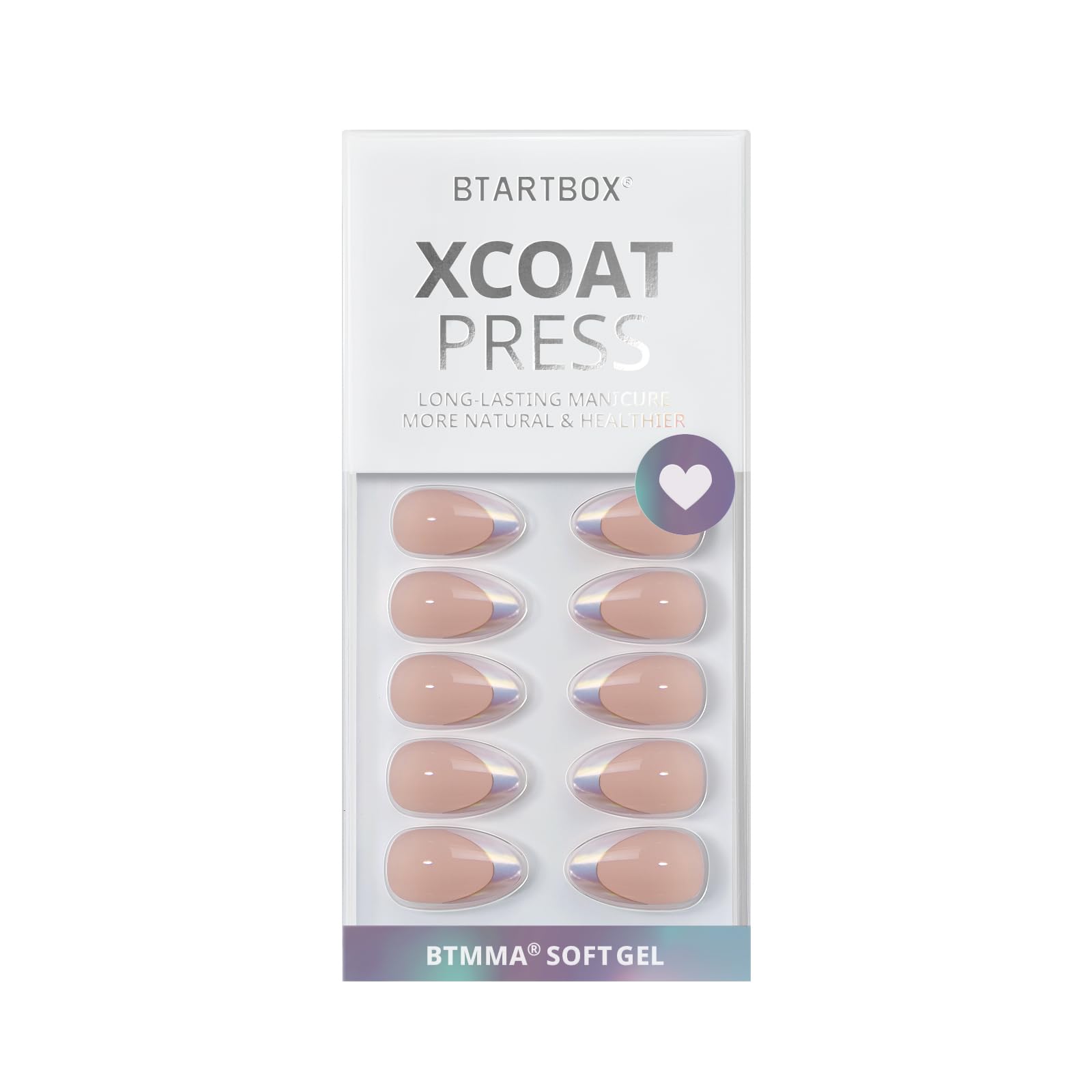 White French Edged Almond Shaped Press On Nails, Gentle And Elegant, A Must-have Gift For Girls And Women During Holidays