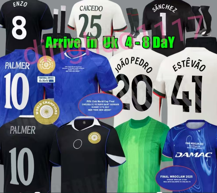 Nkunku Jackson CFC soccer jerseys Disasi 2025 2026 Enzo Fernandez Mudryk JAMES STERLING Cucurella Chukwuemeka football shirt men kids Ugochukwu