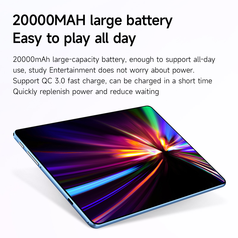 X95 Tablet PC 14 inch HD Screen Android 10.1 ,MediaTek X30 CPU,12GB+512GB Android Tablet,16MP+32MP Camera ,20000mAh Battery, 5G Dual SIM Card